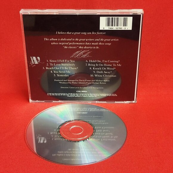 Michael Bolton Timeless The Classics CD 1992 - Picture 8 of 8